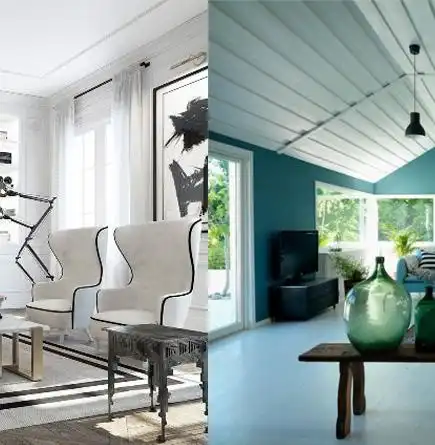 Decoración - Vintage renovado y Azul Nordico