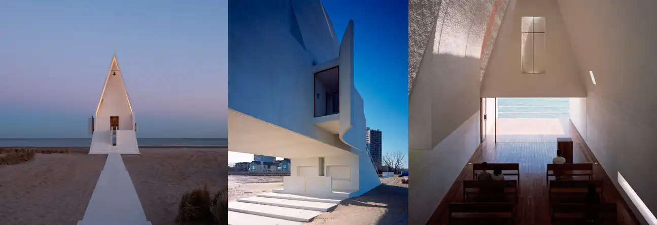 Vector Architects, capilla a la orilla del mar en Qinhuangdáo (China)