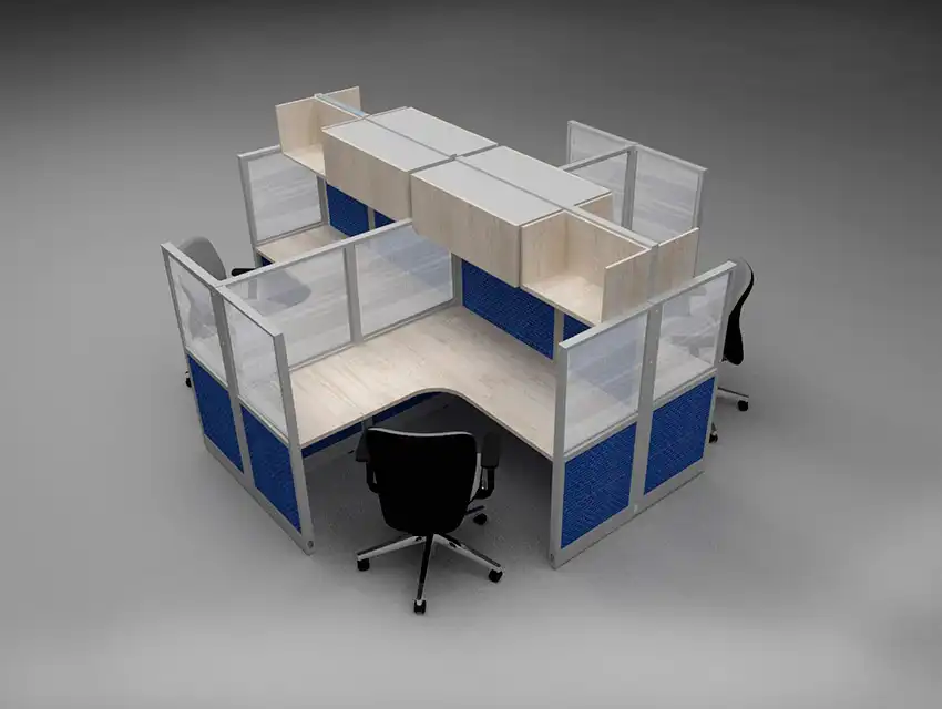 Escritorio Modular Ensambla ı Aqua ı Ambar ı Indigo