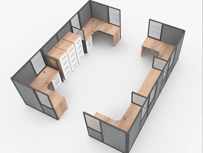 Escritorio Modular Ensambla ı Aqua ı Ambar ı Indigo