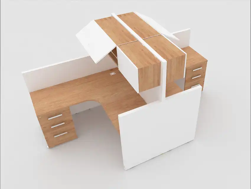 Escritorio Modular Ensambla ı Aqua ı Ambar ı Indigo