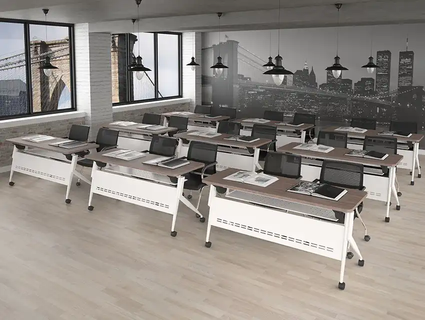 Mesa para Capacitación L-White